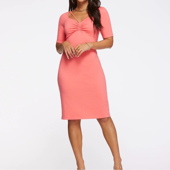 Jessica Simpson Anisa Dress in Sugar Coral - Picture 4 of 6